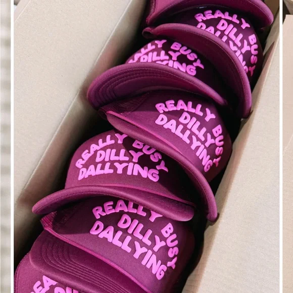 Etta & East Really Busy Dilly Dallying Trucker Hat - Picture 3 of 7